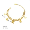 The popular titanium steel butterfly double-layer bracelet in Europe and America is elegant, hip-hop and fashionable for women. It doesn't fade and is a new versatile accessory with a unique personality Application Scenario